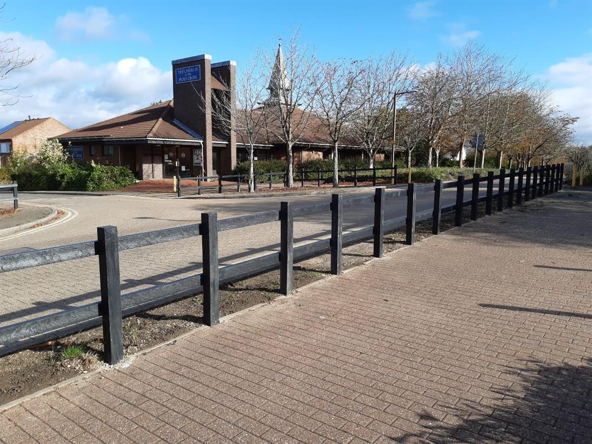 church and new fencing