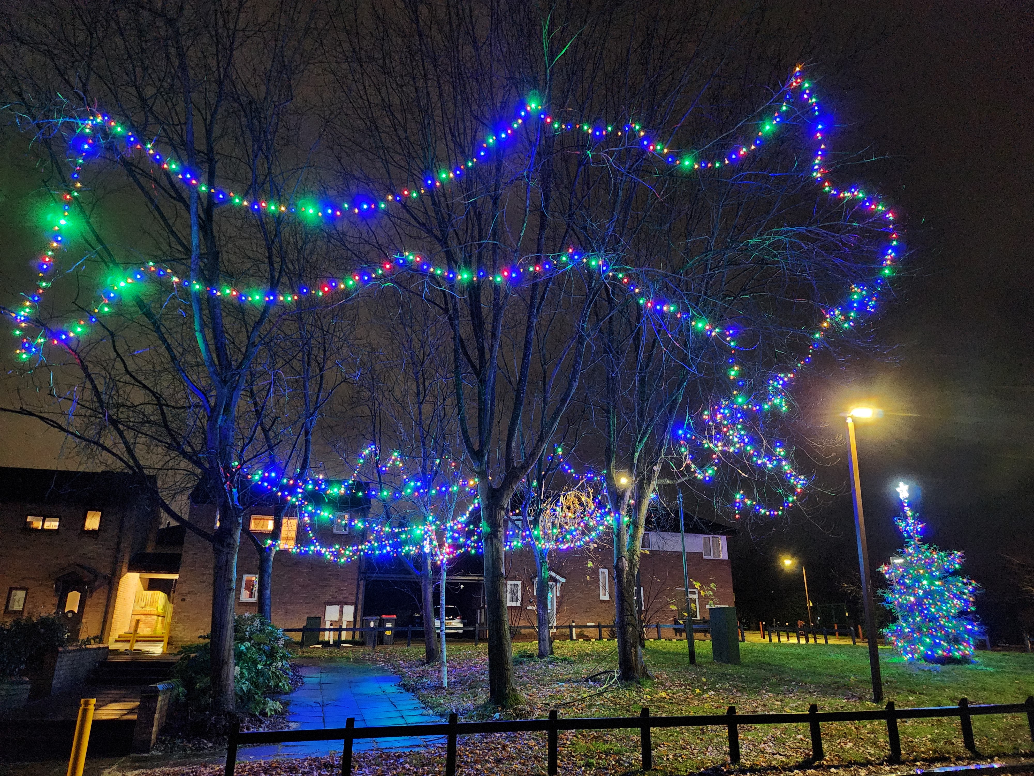 TMA Christmas Lights On