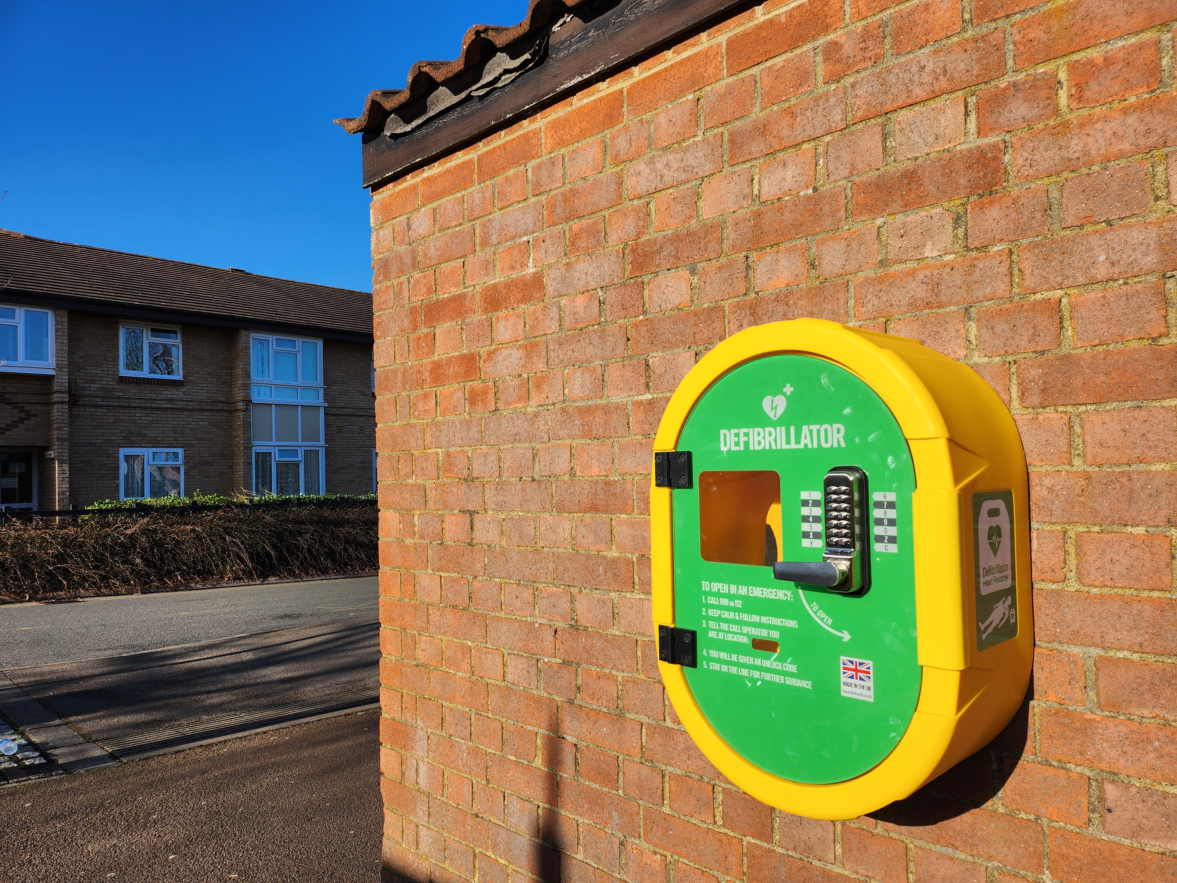 Two Mile Ash Public Defibrillator