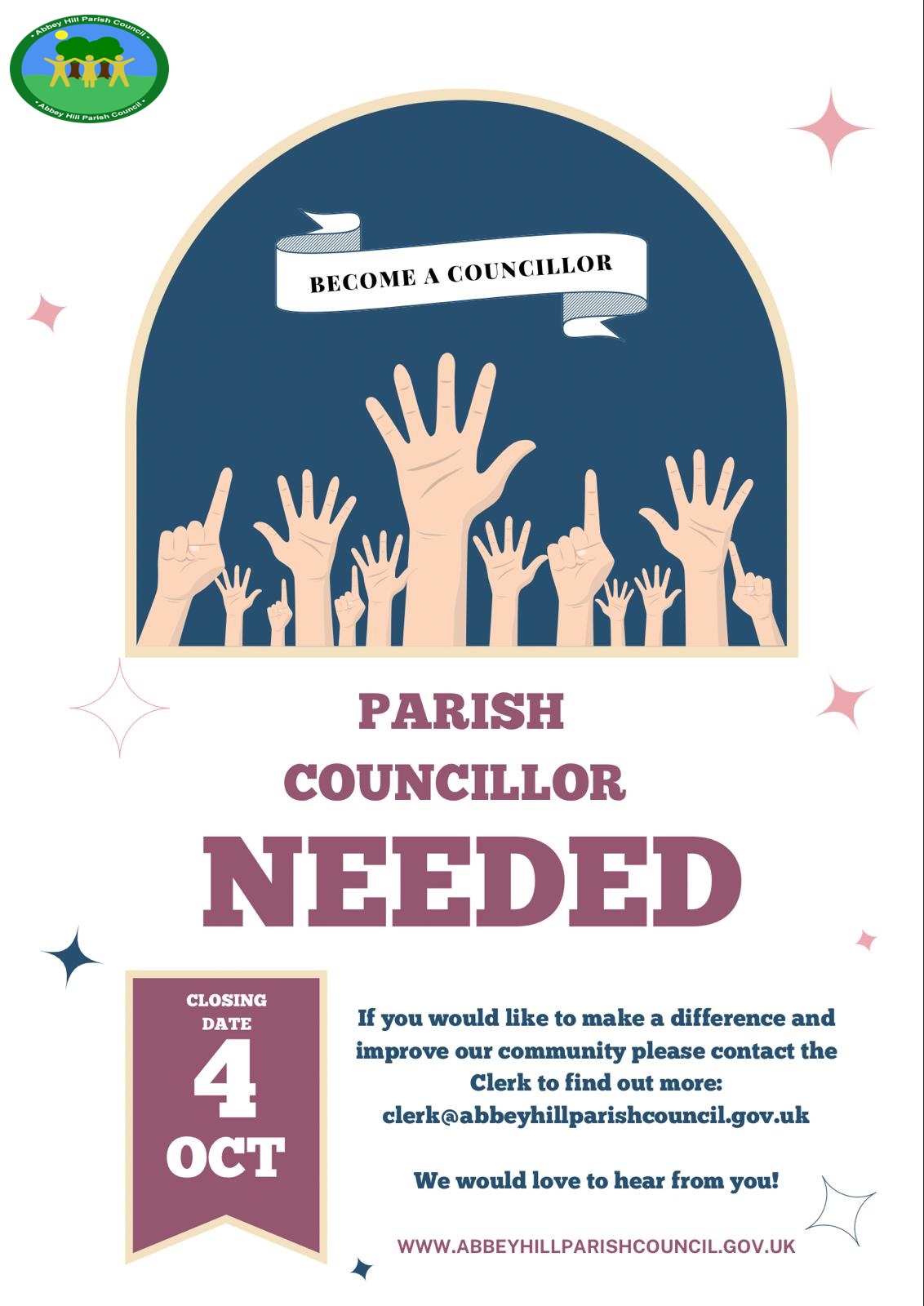 Parish Councillor needed!