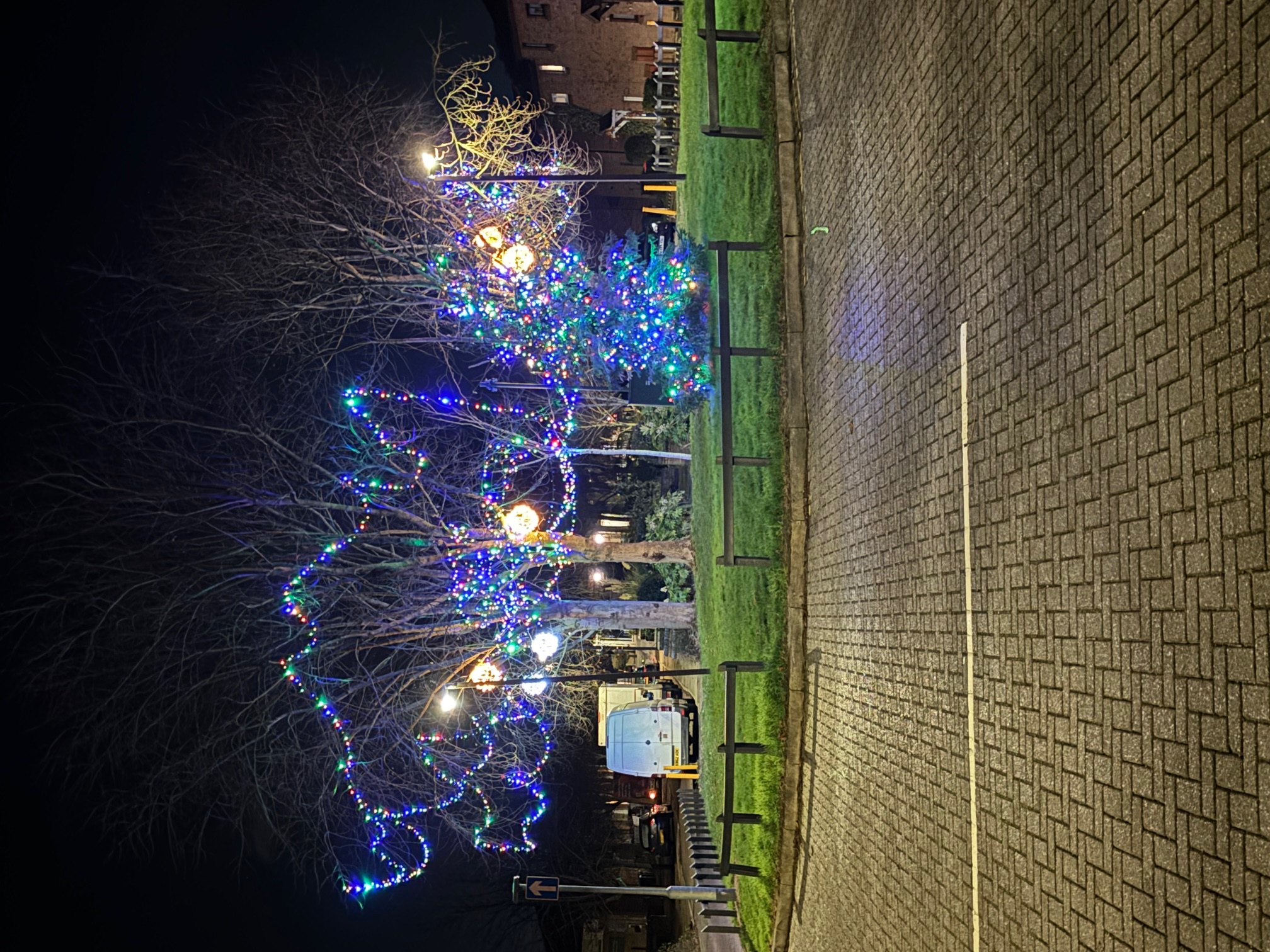 Christmas Lights Switched On 